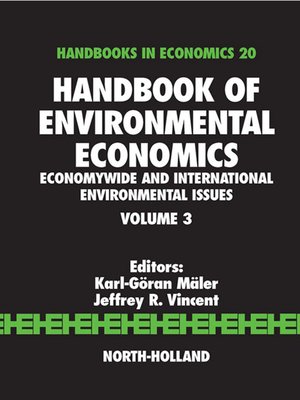 cover image of Handbook of Environmental Economics